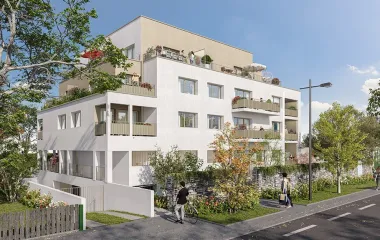 Programme immobilier neuf Nantes quartier Bords de Sèvre à 10 min à pied des Roches Vertes