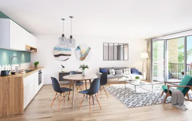 Programme immobilier neuf Pantin quartier résidentiel à 1 min à pied du métro 7
