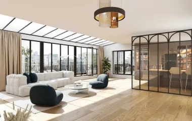 Programme immobilier neuf Paris 15 à 2 min à pied du métro 6 Sèvres-Lecourbe