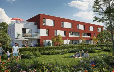 Programme immobilier neuf Quesnoy-sur-Deûle bords de Deûle proche véloroute