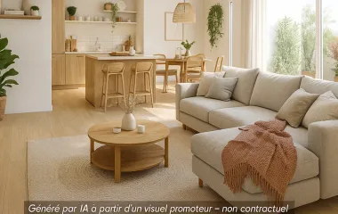 Programme immobilier neuf Rezé cadre verdoyant à 300m du tramway 2 et 3