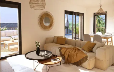 Saint-Alban-Leysse quartier résidentiel au pied des Bauges