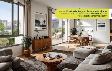 Programme immobilier neuf Saint-Denis en plein cœur de ville proche littoral