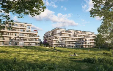 Programme immobilier neuf Saint-Germain-en-Laye dans un parc boisé proche du centre