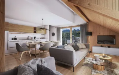 Programme immobilier neuf Saint-Gervais-les-Bains résidence LMNP à 3 min à pied du Bettex
