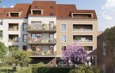 Programme immobilier neuf Strasbourg quartier Neudorf à 15 min en voiture de l’Allemagne