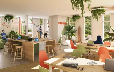 Programme immobilier neuf Toulouse résidence coliving quartier Roseraie