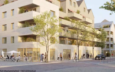 Programme immobilier neuf Tours à 700 mètres de la future ligne de tramway T2