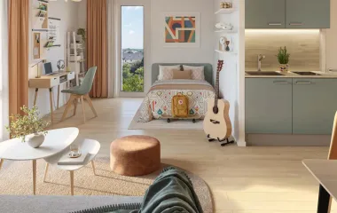 Programme immobilier neuf Trélazé résidence étudiante à deux pas des grandes écoles