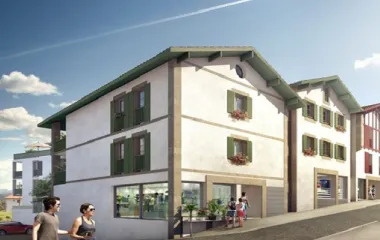 Programme immobilier neuf Urrugne vue sur les Pyrénées