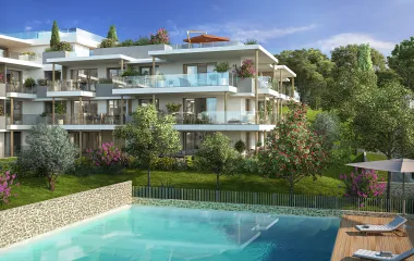 Programme immobilier neuf Villeneuve-Loubet résidence piscine à 850m de la plage
