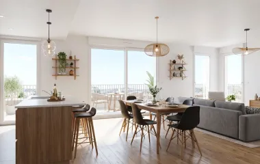 Programme immobilier neuf Villers-lès-Nancy cadre verdoyant à 18 min en voiture de Nancy