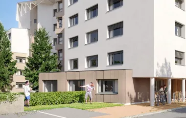 Programme immobilier neuf Villeurbanne résidence étudiante quartier Croix Luizet