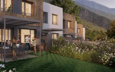 Programme immobilier neuf Voreppe secteur de l’Hoirie face aux massifs du Vercors