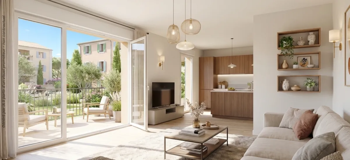 Aix-en-Provence La Duranne proche école et commerces