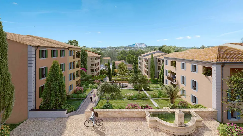 Aix-en-Provence La Duranne proche école et commerces