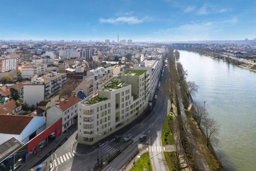 Alfortville, à proximité des bords de Seine