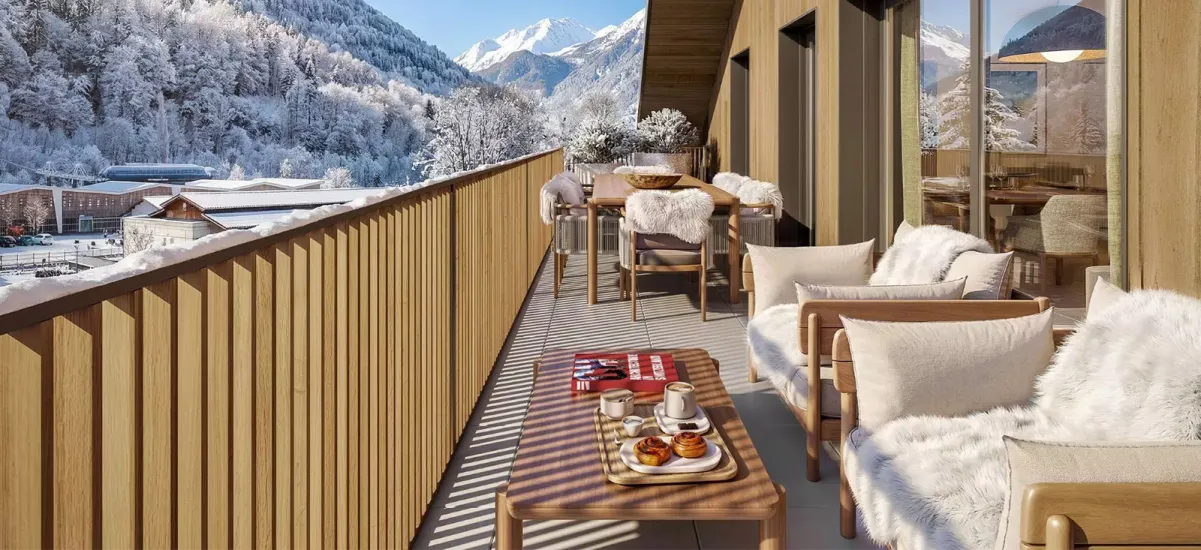 Allemond à 1 min à pied de la télécabine de l’Eau d’Olle Express