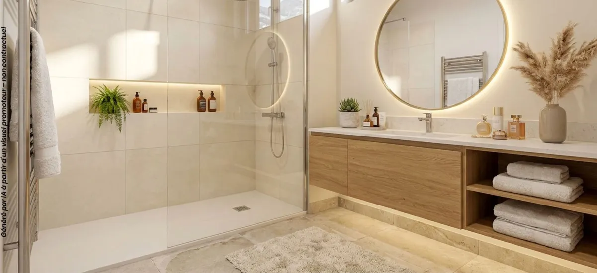 Allemond à 1 min à pied de la télécabine de l’Eau d’Olle Express