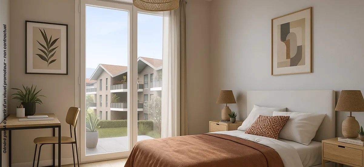 Allinges sur les hauteurs des rives du Léman