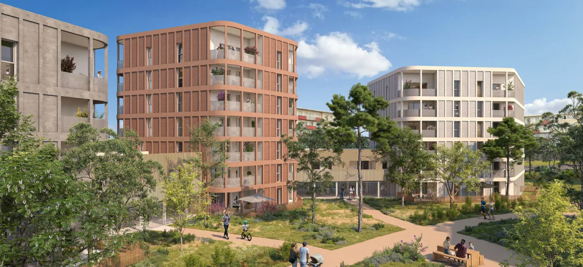 Angers au sud des quartiers Deux-Croix / Banchais