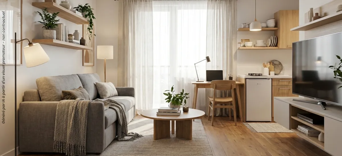 Angers résidence étudiante à 10 min à pied du campus