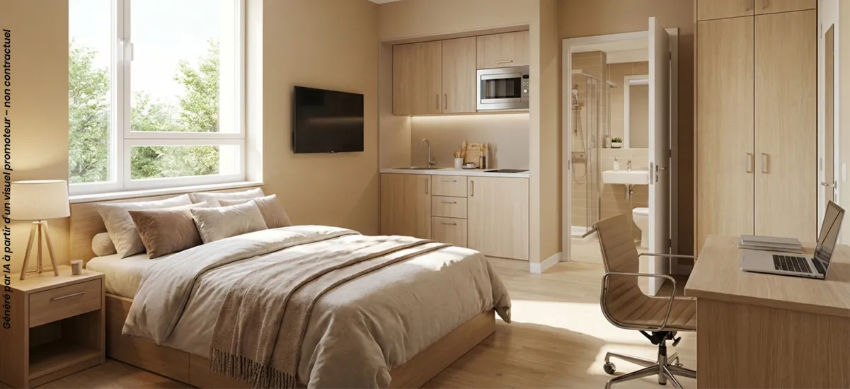 Angers résidence étudiante à 3 min du tramway B