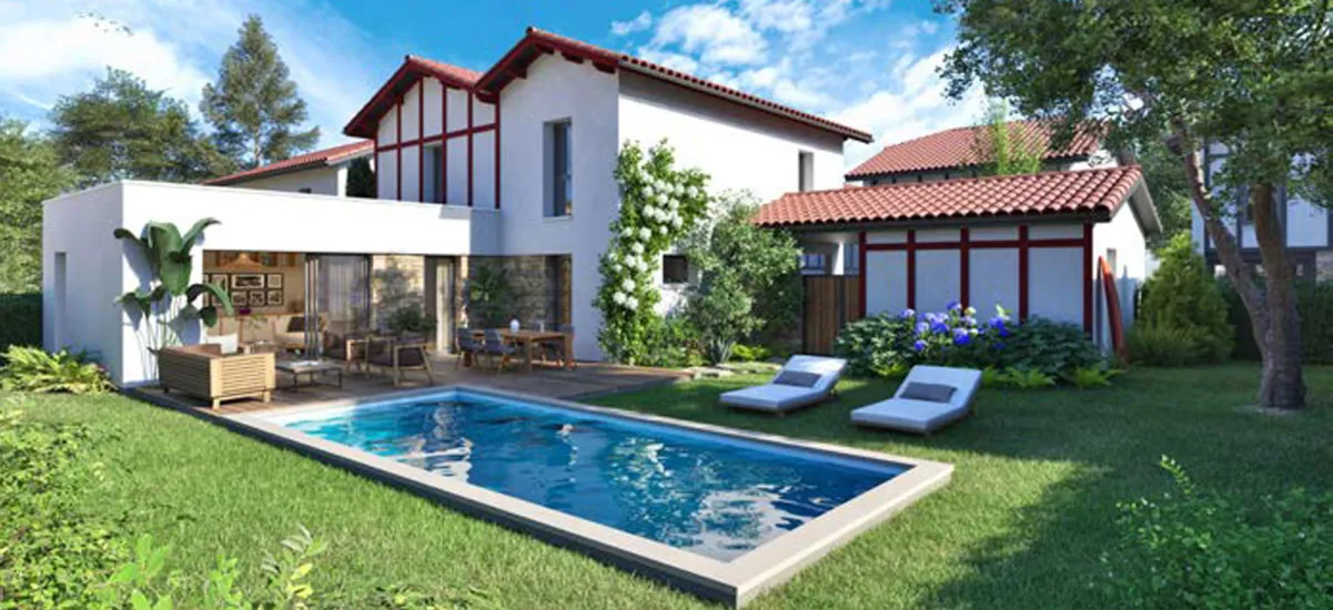 Anglet quartier prisé Les 5 Cantons proche plage