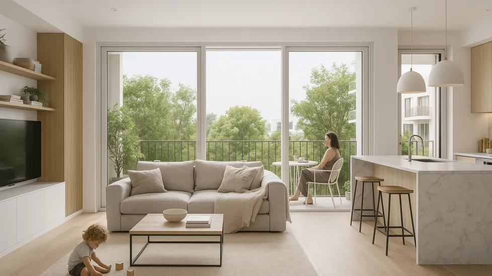 Annecy quartier en renouveau proches berges du Fier