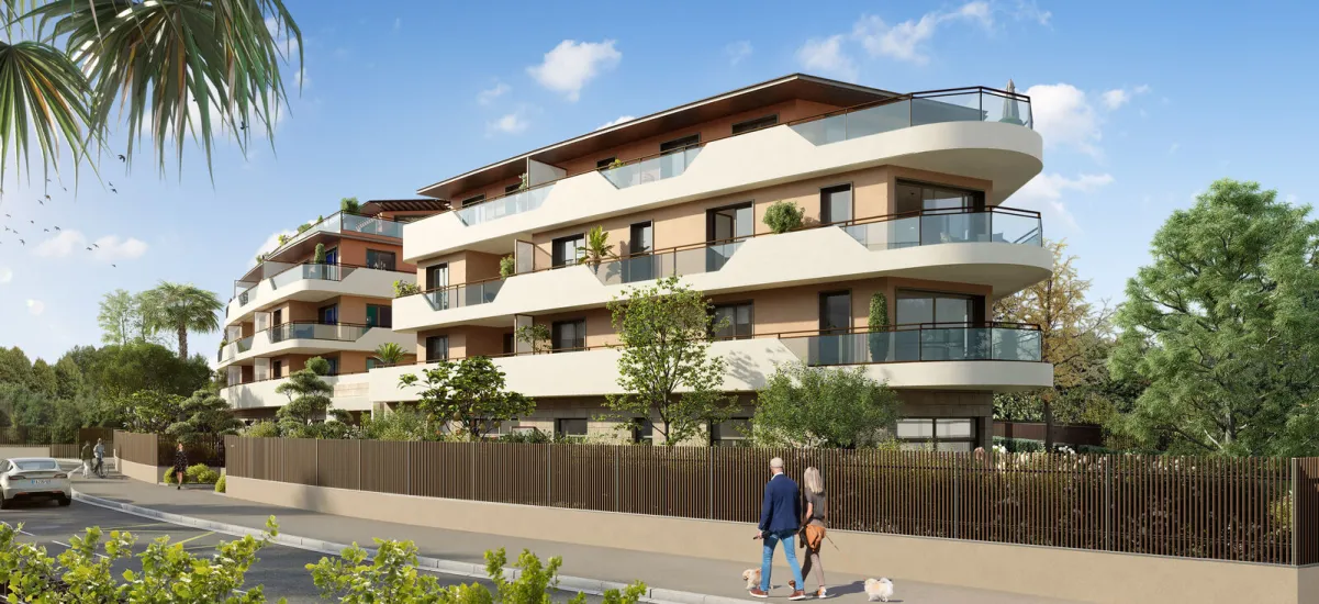 Antibes quartier Les Bréguières à 17 min à pied de la plage