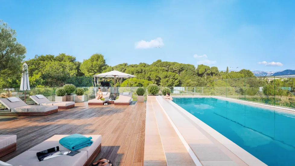 Antibes résidence neuve au cœur de la pinède