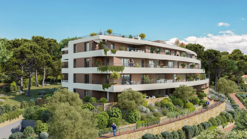 Antibes résidence neuve au cœur de la pinède