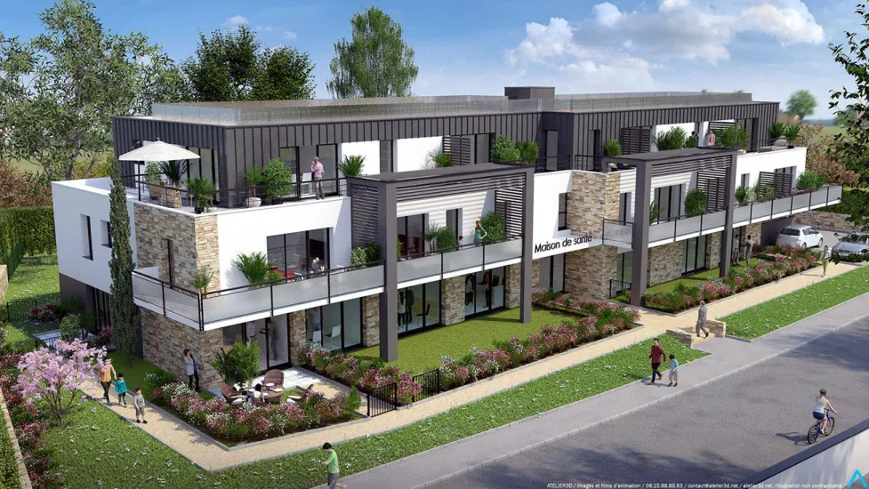 Arzon centre-bourg à deux pas de la mer