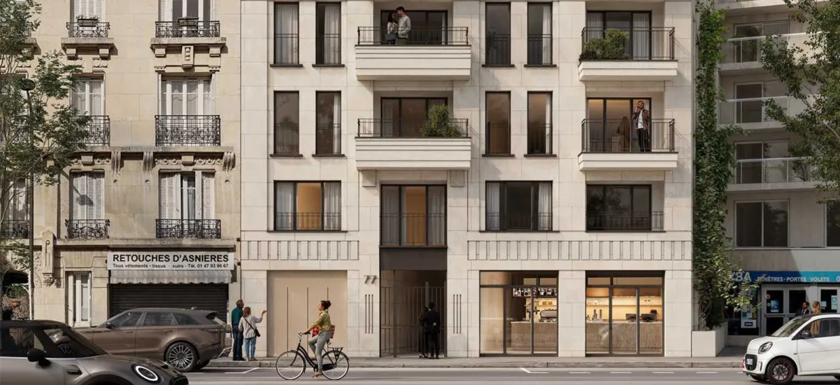 Asnières-sur-Seine centre à 6 min à pied du Transilien J et L
