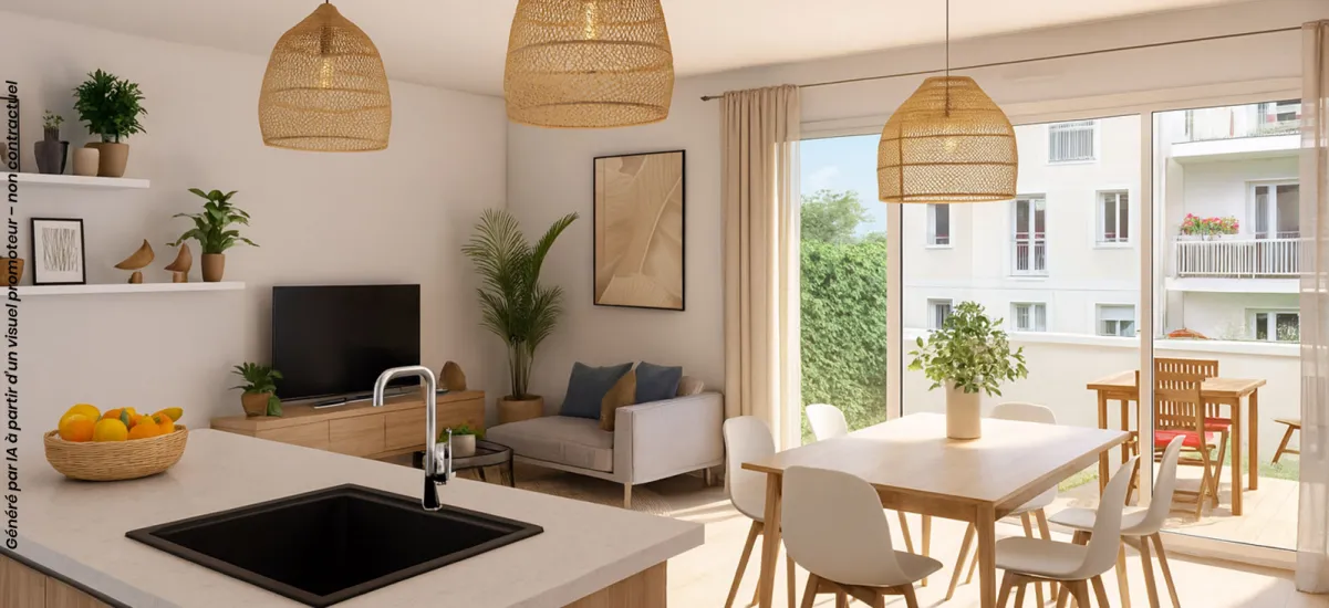 Aubervilliers quartier résidentiel à 600m du métro 7