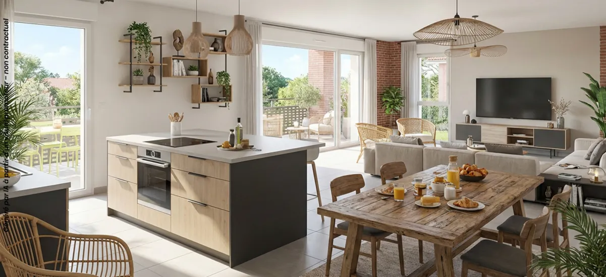 Aucamville à 10 min en voiture du métro et du centre commercial