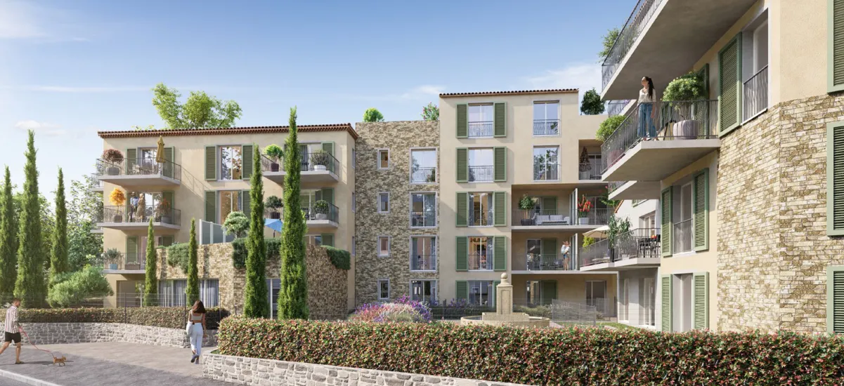 Auribeau Village emplacement central proche commerces