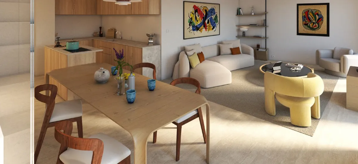 Auribeau Village emplacement central proche commerces