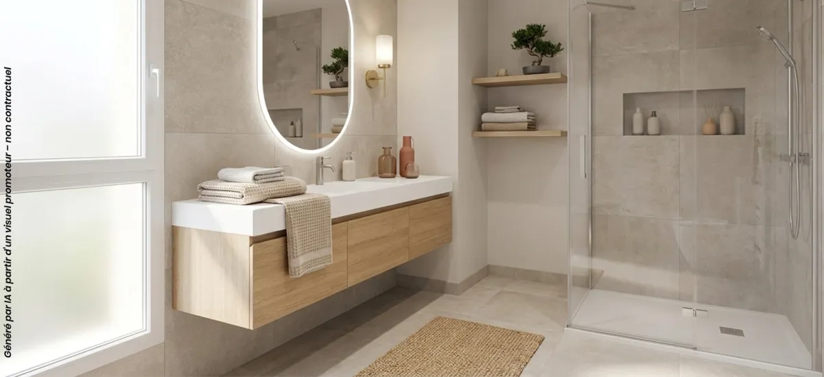 Auribeau Village emplacement central proche commerces