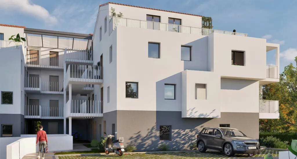 Bayonne quartier Arrousets sur la rive droite de l’Adour