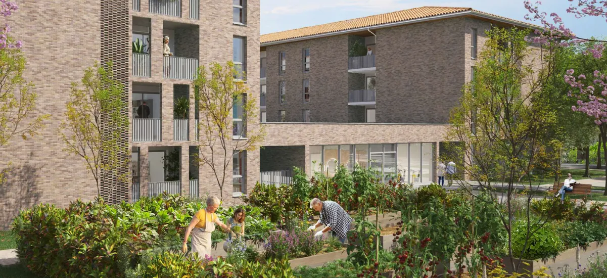 Baziège résidence séniors à 350m du centre ville