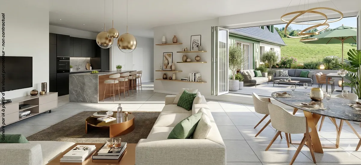 Benerville-sur-Mer à 7 min à pied de la plage des Ammonites