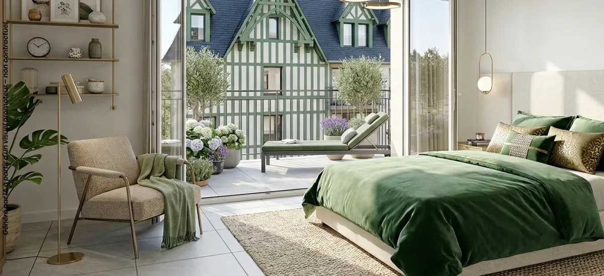 Benerville-sur-Mer à 7 min à pied de la plage des Ammonites