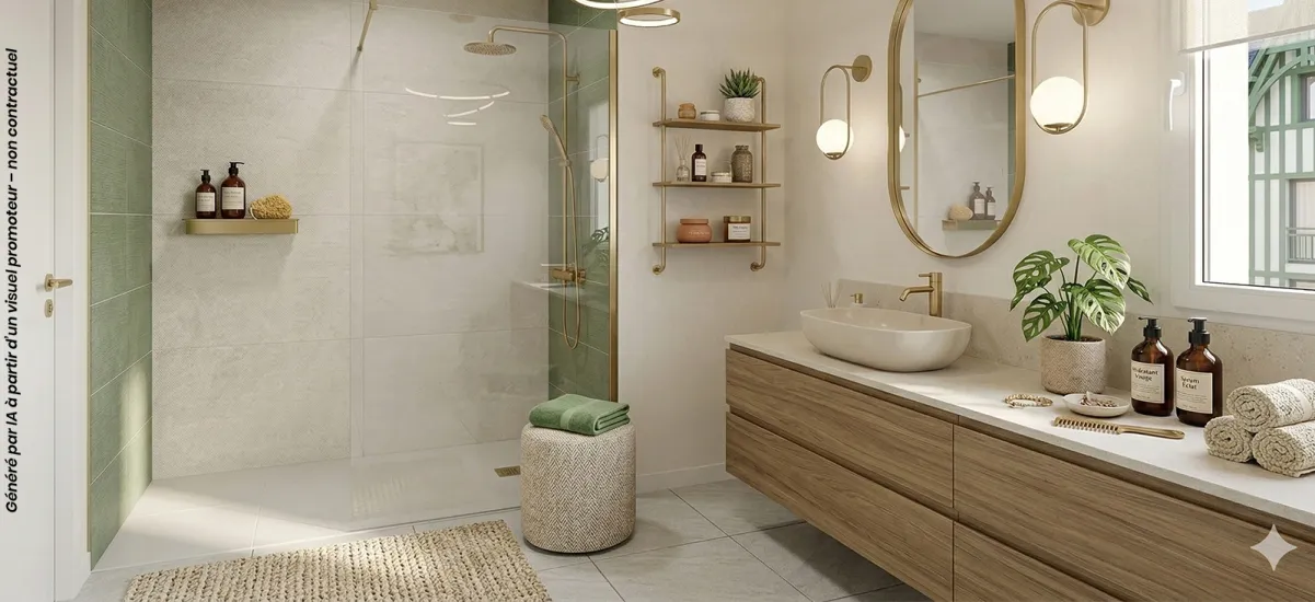 Benerville-sur-Mer à 7 min à pied de la plage des Ammonites