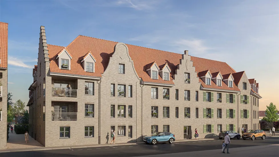 Bergues au pied des remparts, de la gare et du cœur de ville