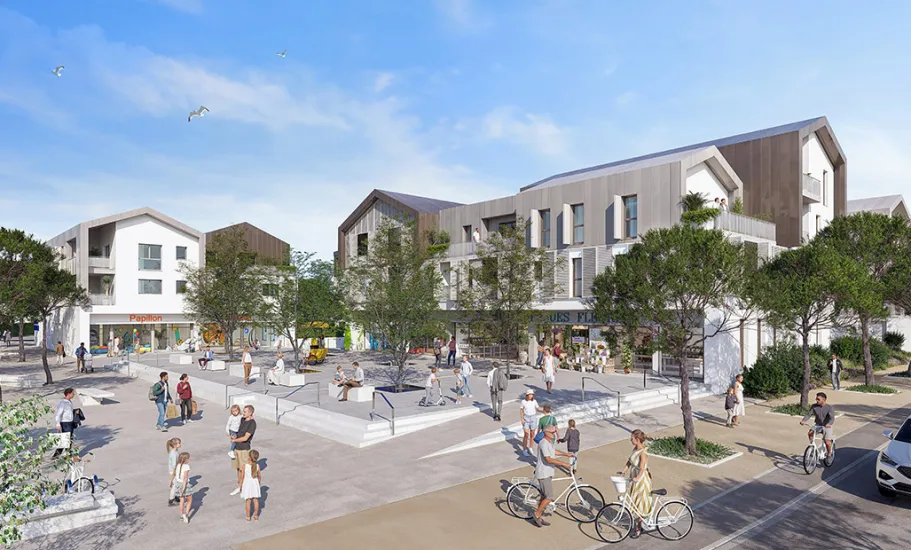 Berre-l'Étang écoquartier proche des bords de l'Etang