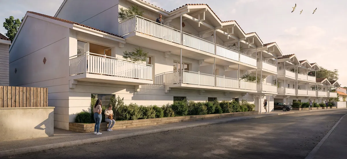 Biscarrosse au cœur du centre-ville de Biscarrosse Bourg