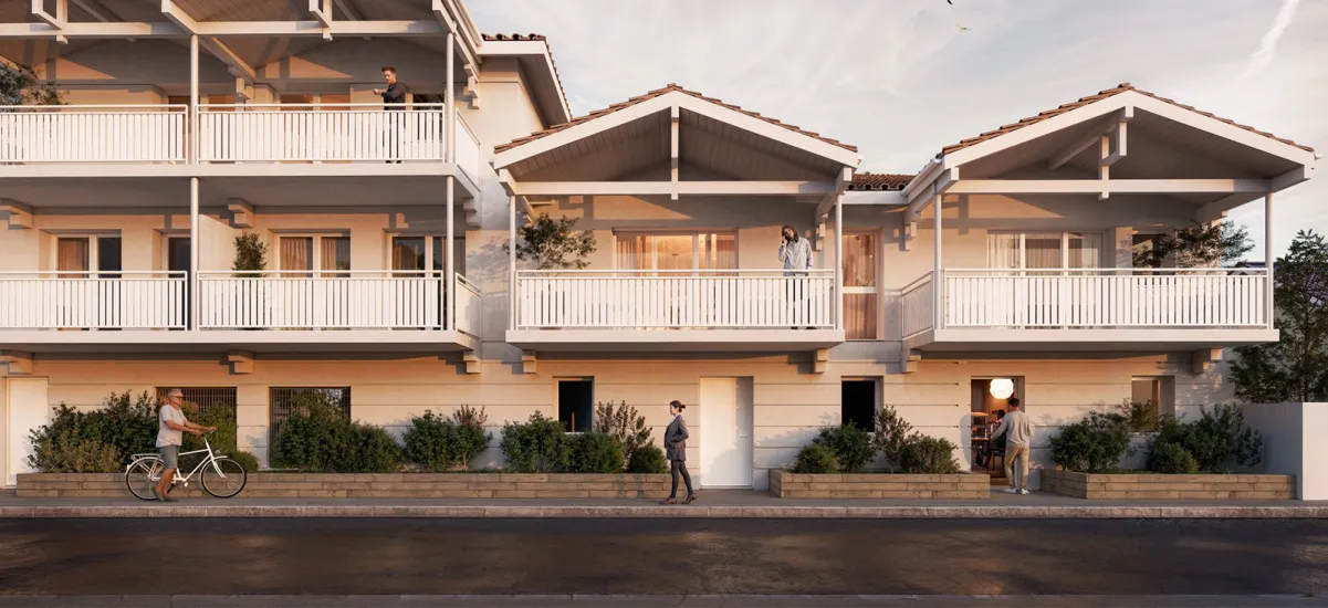 Biscarrosse au cœur du centre-ville de Biscarrosse Bourg