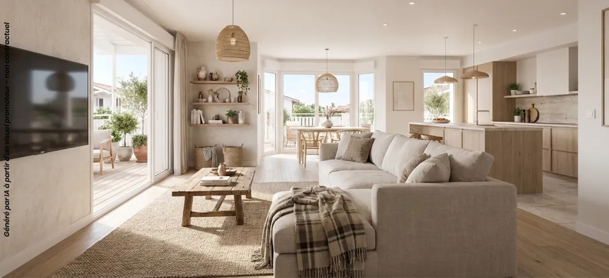 Biscarrosse au cœur du centre-ville de Biscarrosse Bourg