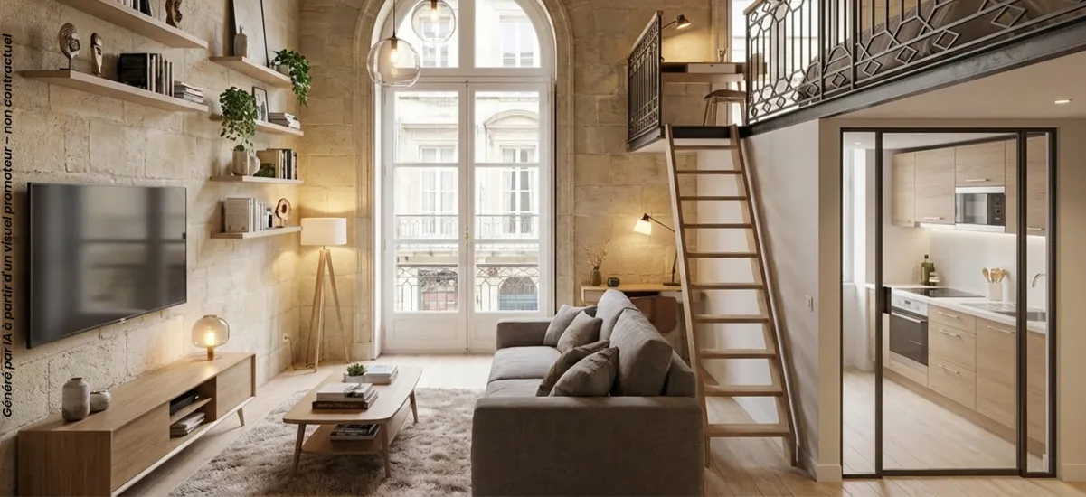 Bordeaux réhabilitation à 4 min à pied du tramway